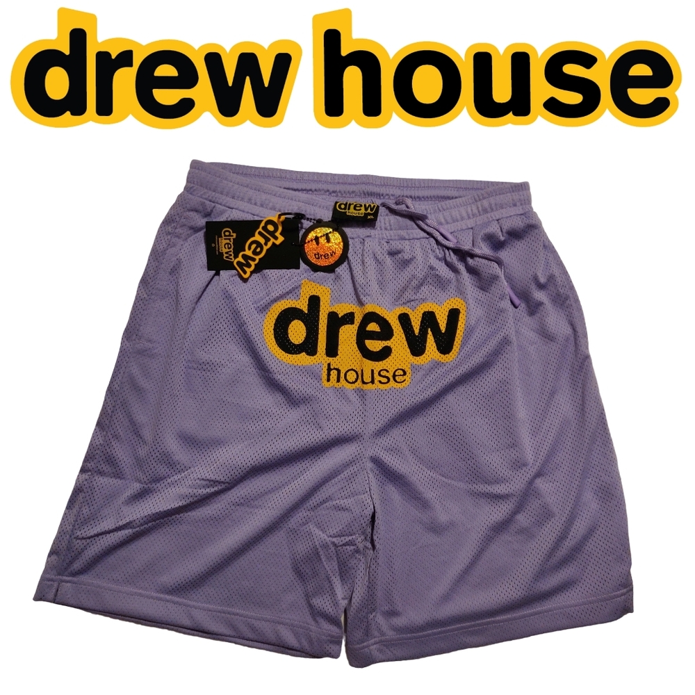 drew house mesh shorts (lavender)
